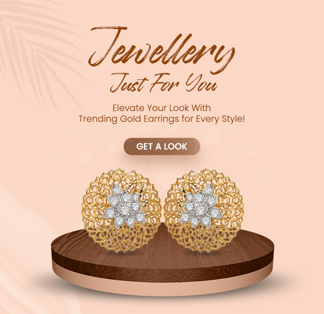 Trending traditional vintage gold earrings